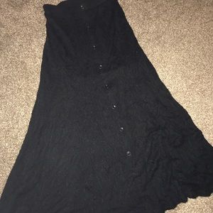 Lily White Skirts - Maxi half covered half showing wool skirt Lily White Skirts - Maxi half covered half showing wool skirt
